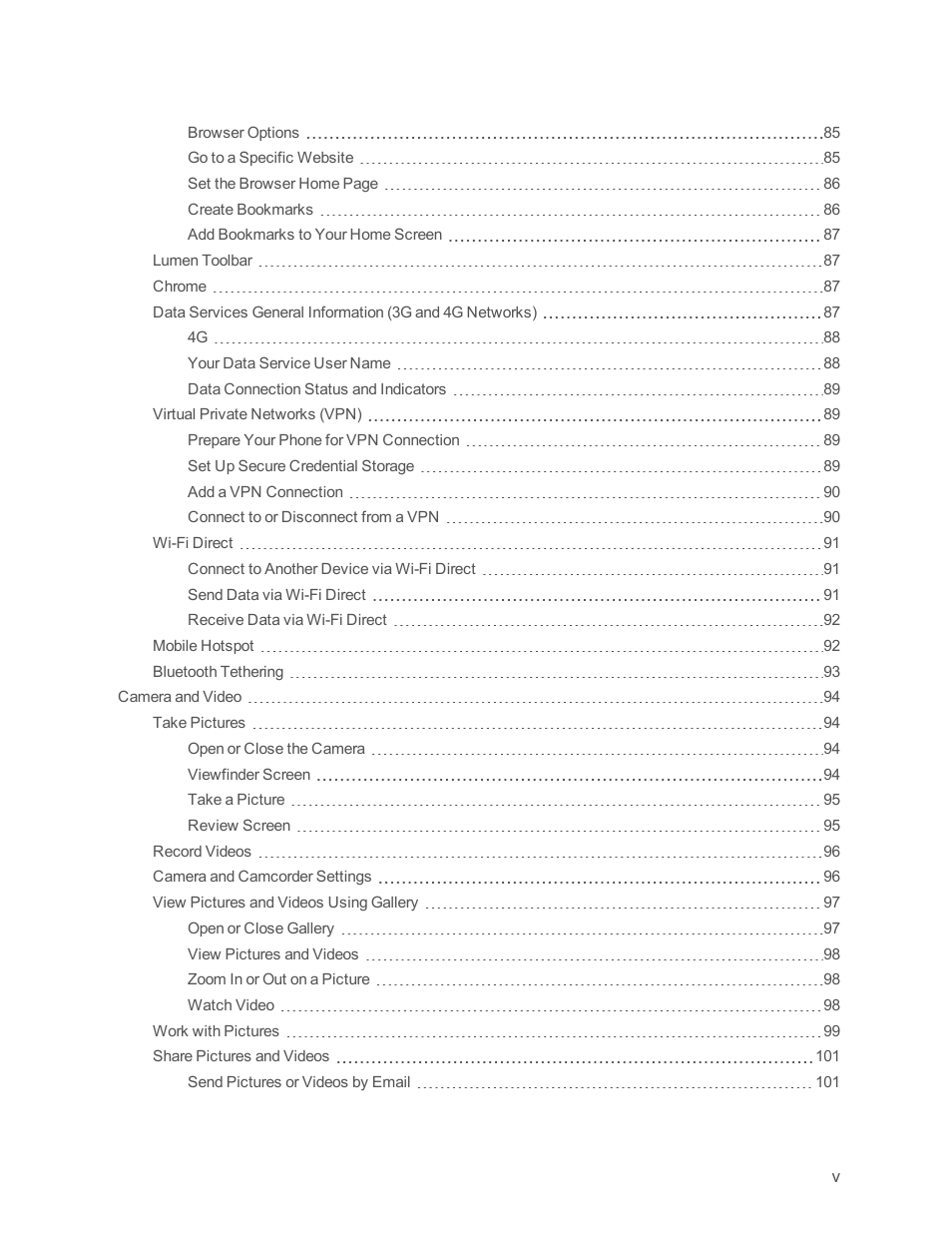 ZTE Speed User Manual | Page 6 / 162