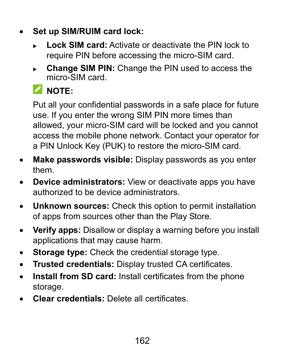ZTE Grand X Plus User Manual | Page 162 / 184