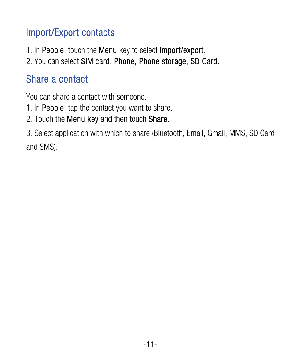 ZTE Grand X User Manual | Page 15 / 37