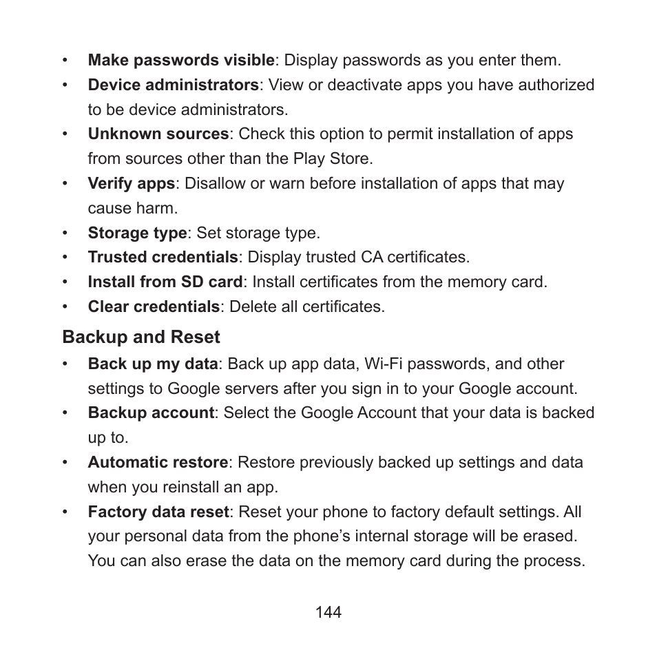 ZTE ZMAX User Manual | Page 146 / 172