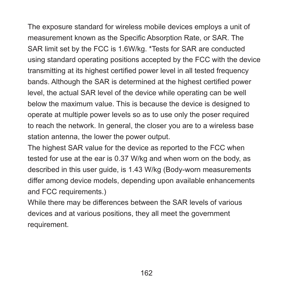 ZTE ZMAX User Manual | Page 164 / 172