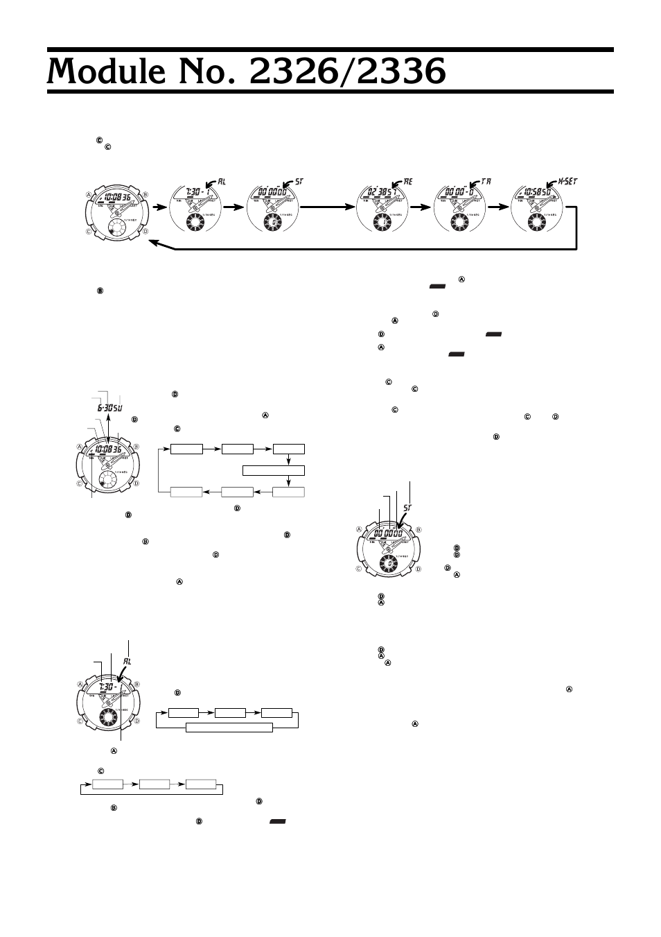 G-Shock AW-510USB-1B User Manual | 2 pages