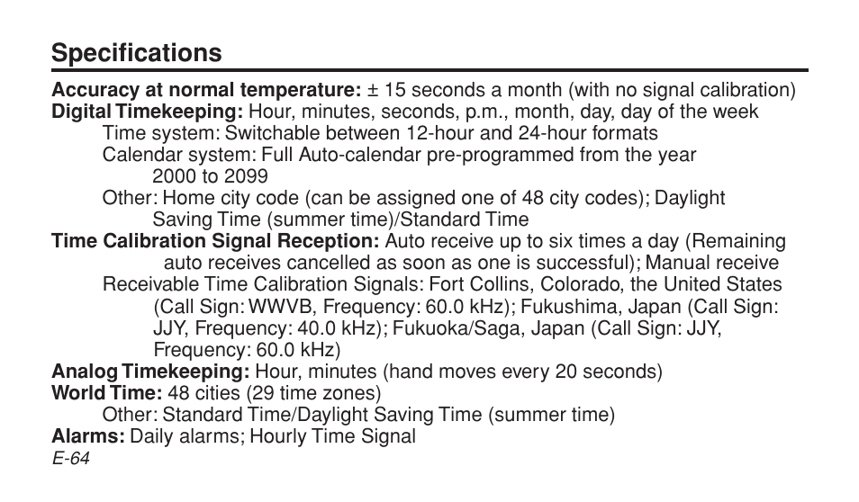 G-Shock GW-1800DJ-1A9 User Manual | Page 65 / 82