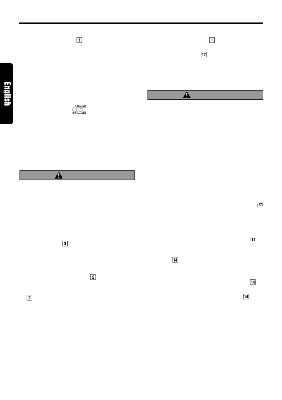 Cd operations, Caution, Loading a cd | Listening to a cd already inserted, Pausing play, Ejecting a cd, Selecting a track | Clarion RDX755Dz User Manual | Page 12 / 22