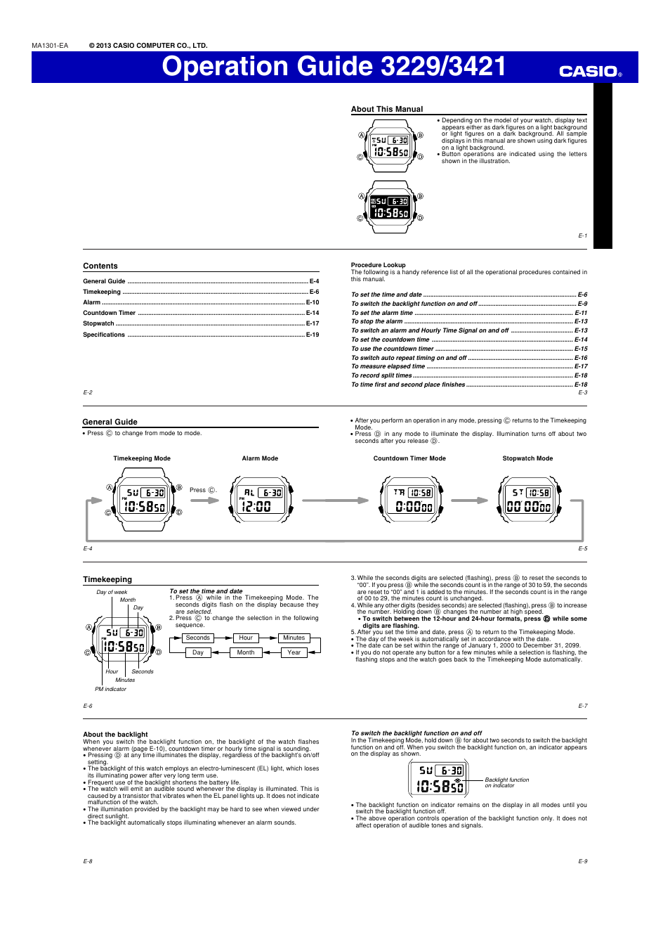 G-Shock dw-5030c-1jr User Manual | 3 pages