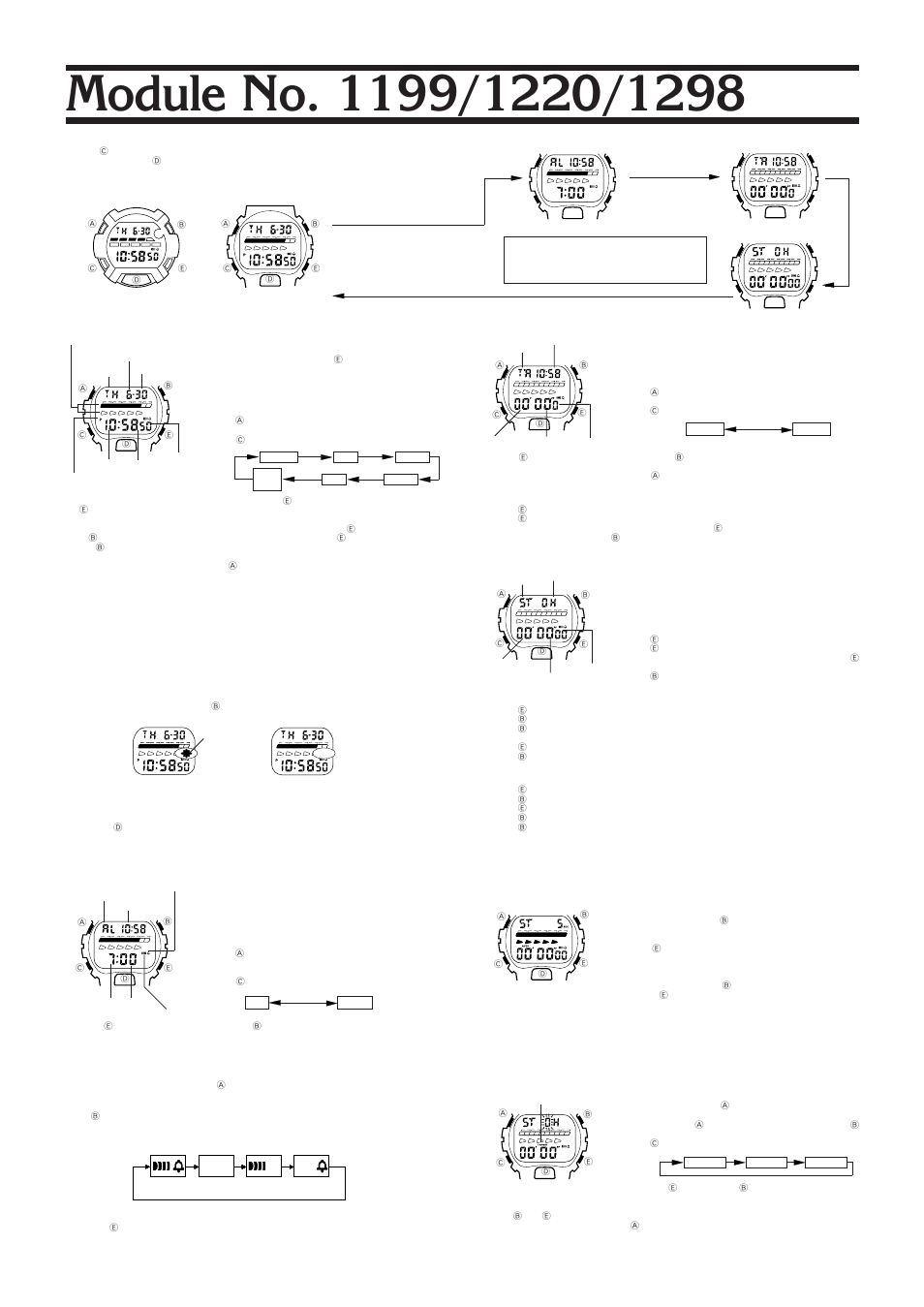 G-Shock DW-6630B-9 User Manual | 1 page