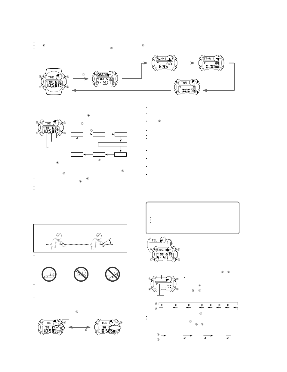 G-Shock DW-9600WC-9T User Manual | 2 pages
