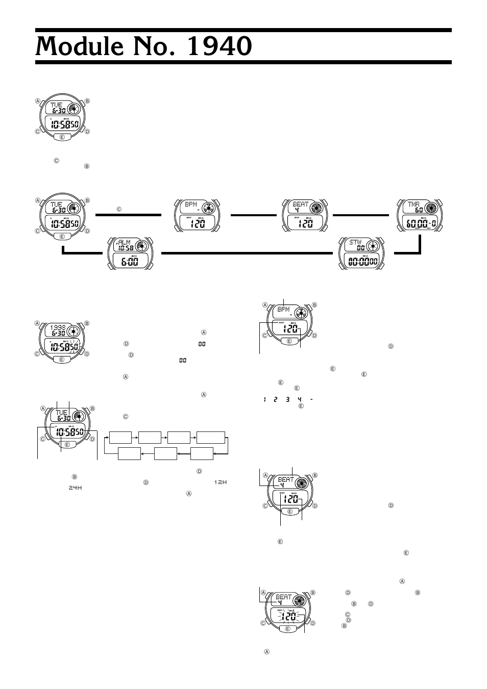 G-Shock DW-9500RL-9T User Manual | 2 pages