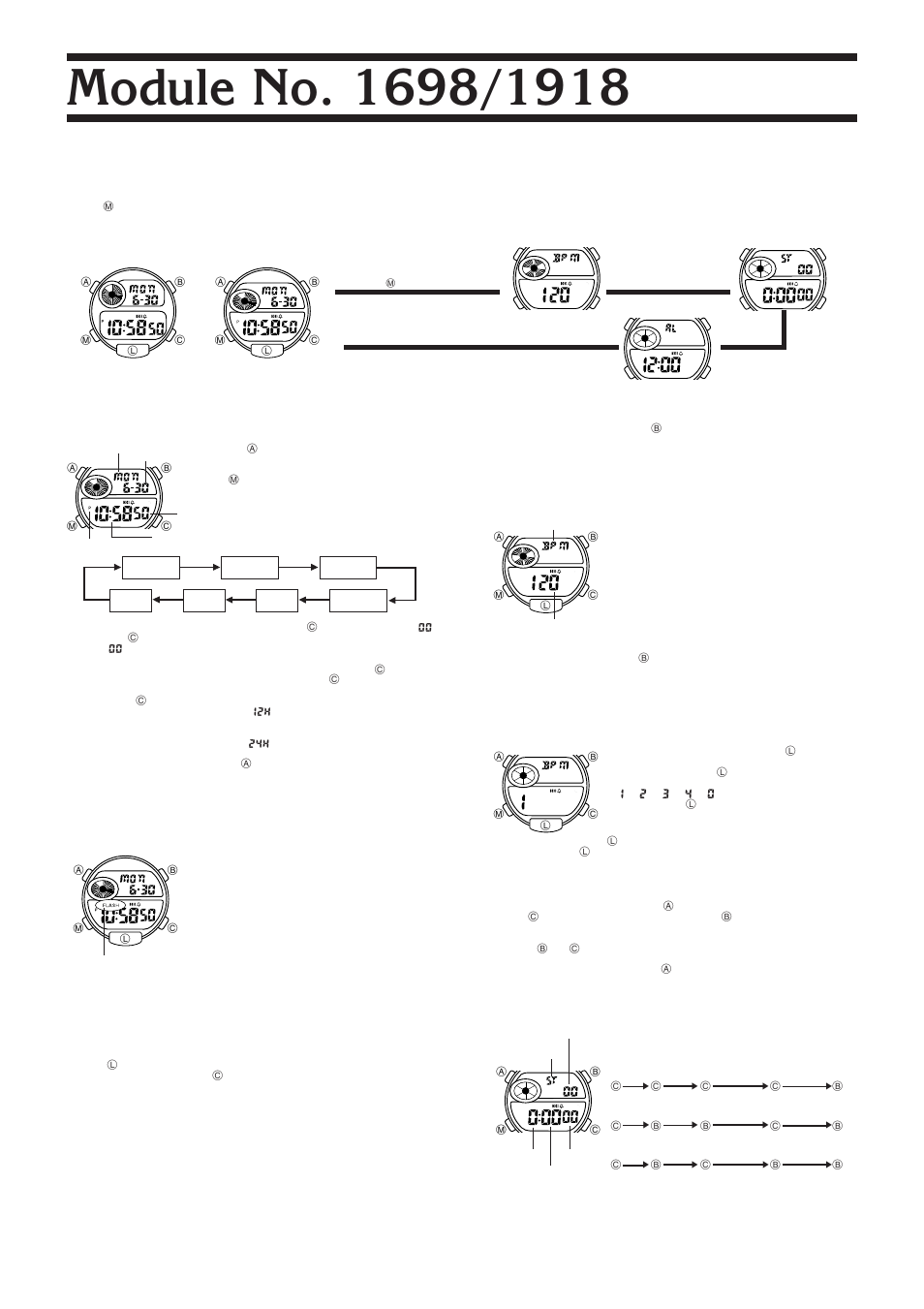 G-Shock DWM-100-7T User Manual | 2 pages