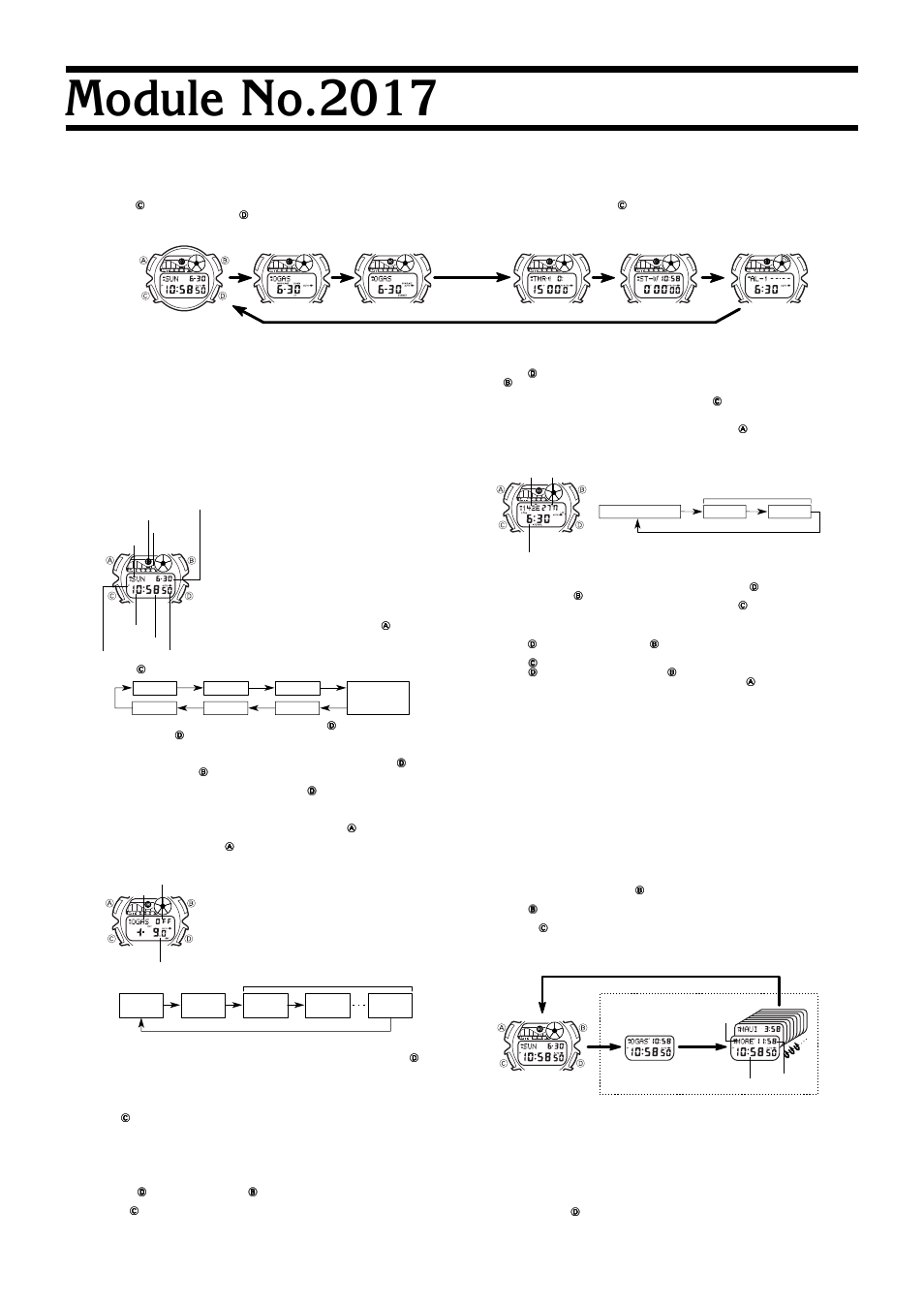 G-Shock DW-9701K-9JR User Manual | 5 pages