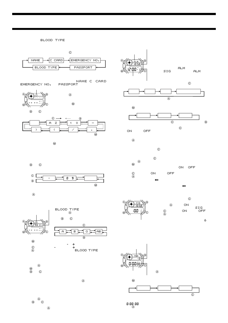 Alarm mode, Countdown alarm mode | G-Shock GW-201NT-1 User Manual | Page 3 / 5