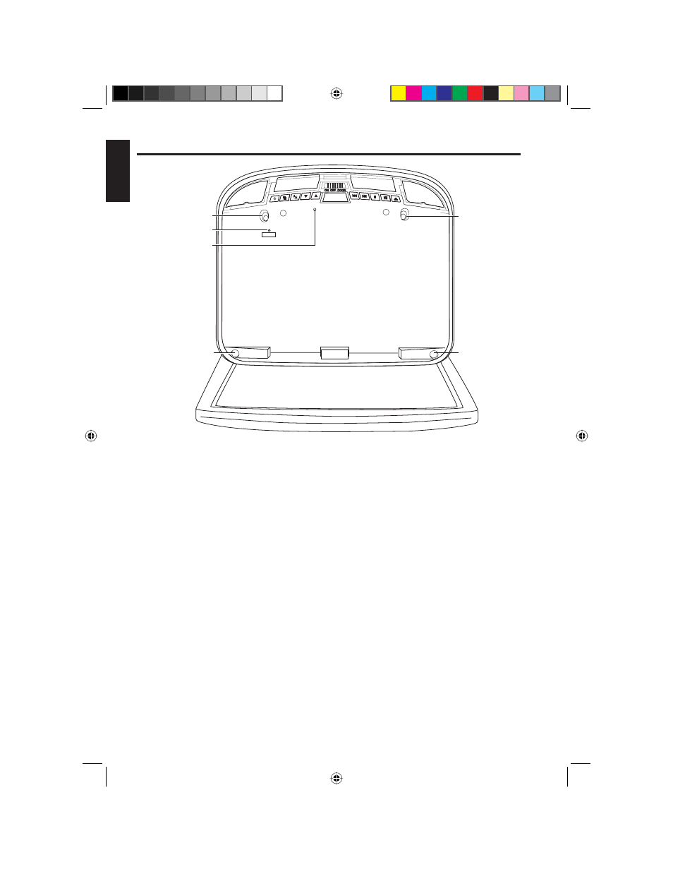 English, Monitor open | Clarion VT1000T User Manual | Page 10 / 39