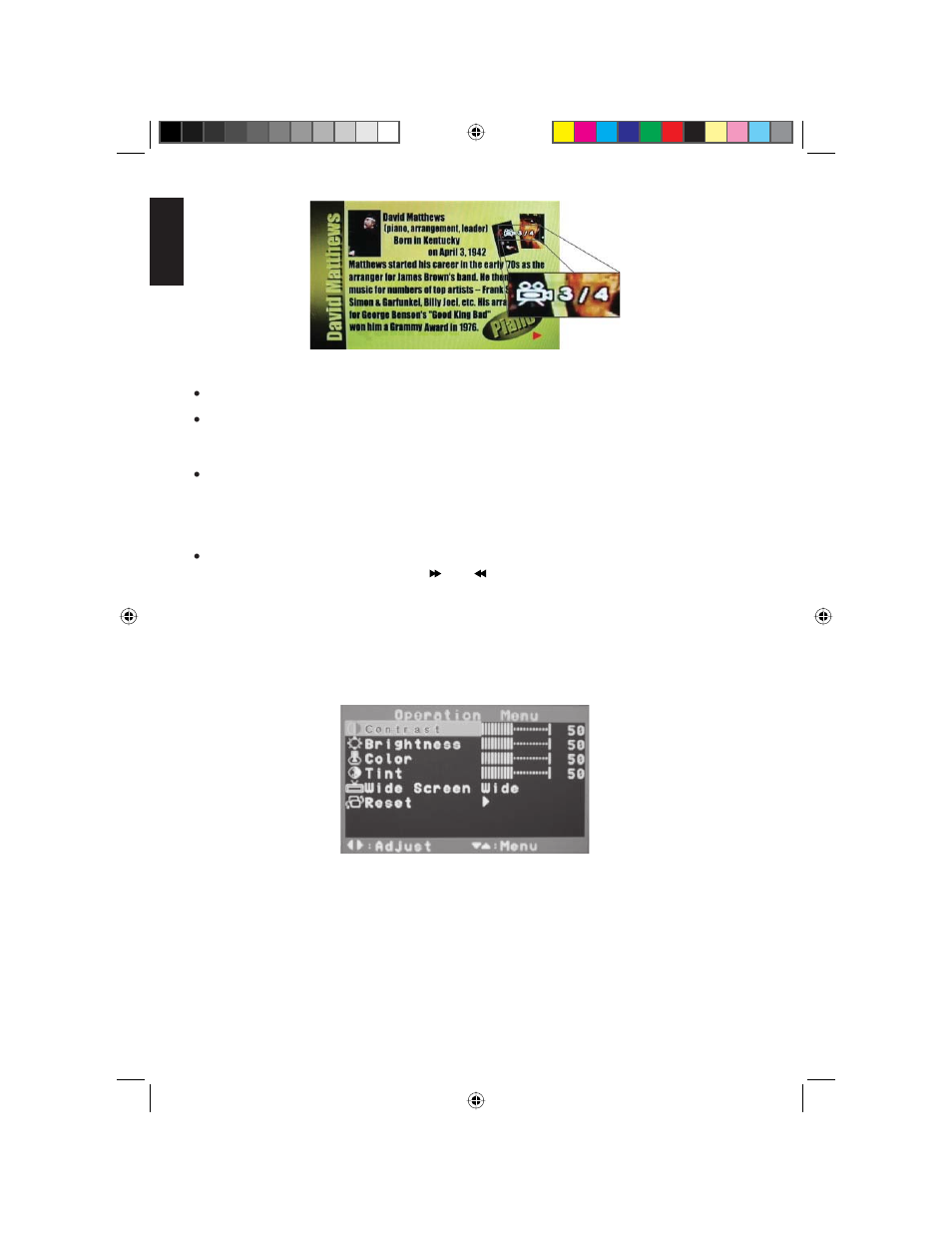 English | Clarion VT1000T User Manual | Page 20 / 39