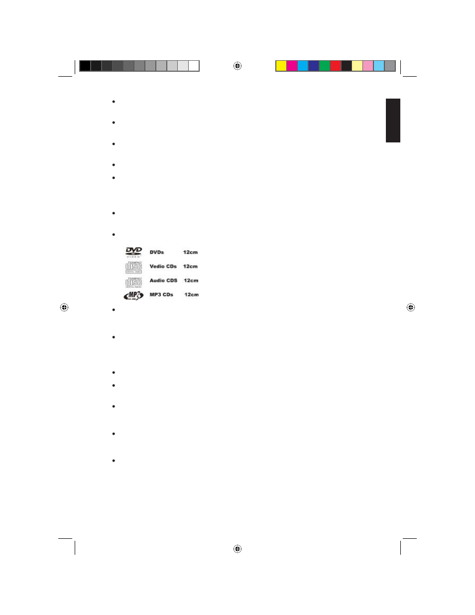 English | Clarion VT1000T User Manual | Page 35 / 39