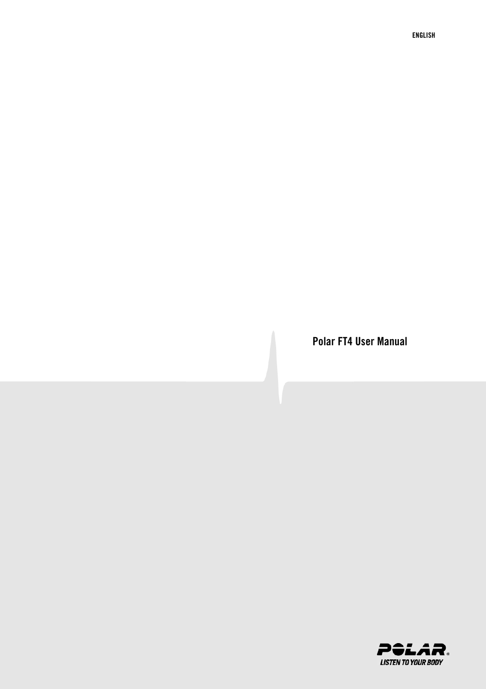 POLAR FT4 User Manual | 16 pages