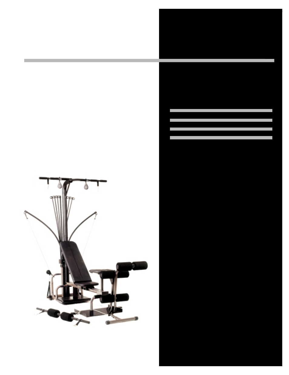 Bowflex XTL User Manual | 27 pages