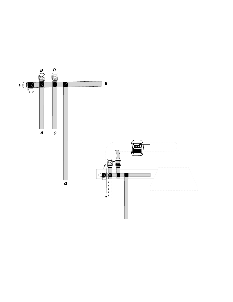 Step 1, Step 2, Installing the foot harness | Bowflex XTL User Manual | Page 24 / 27