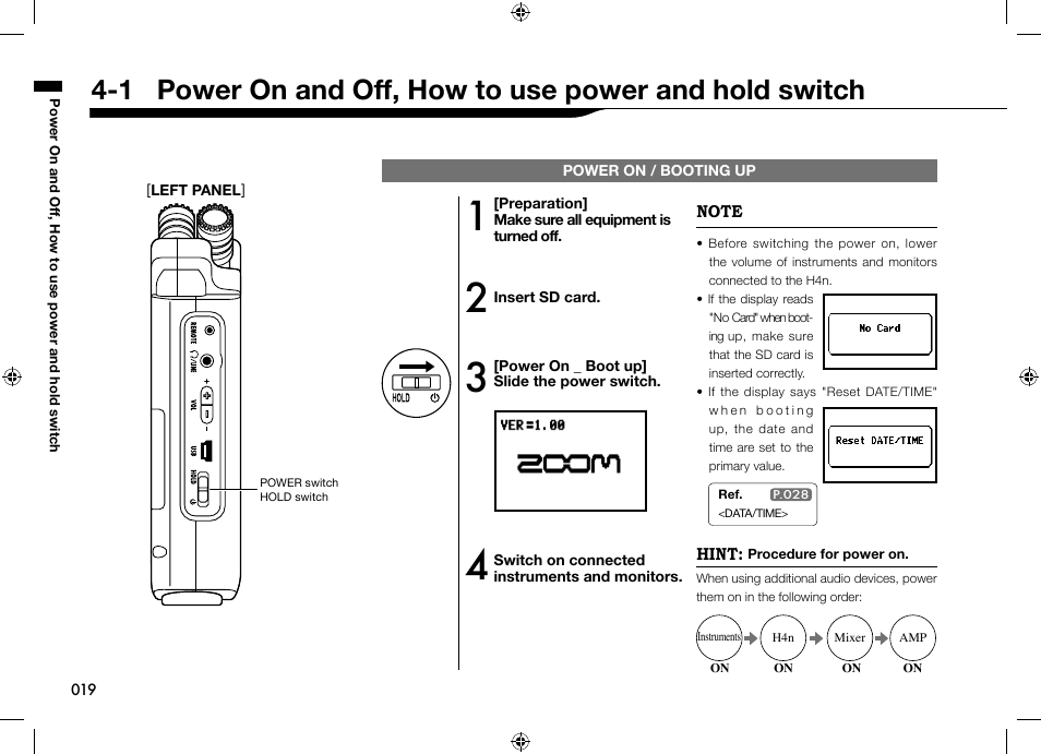 Zoom H4n User Manual | Page 20 / 156