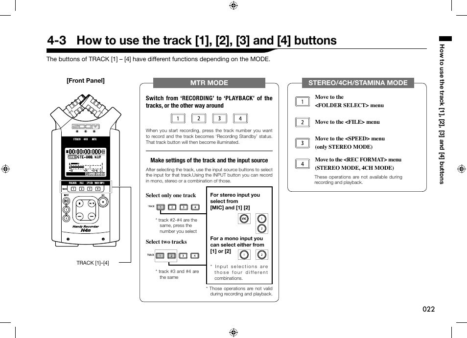 Zoom H4n User Manual | Page 23 / 156