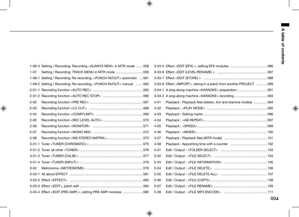 Zoom H4n User Manual | Page 5 / 156