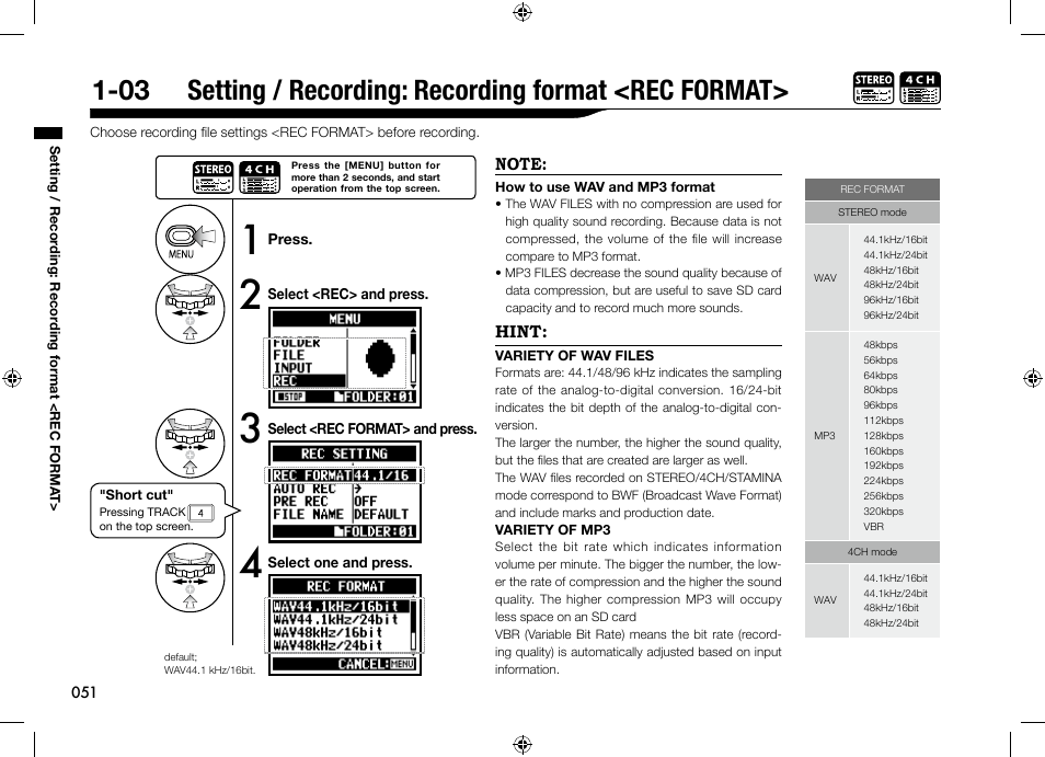 Zoom H4n User Manual | Page 52 / 156