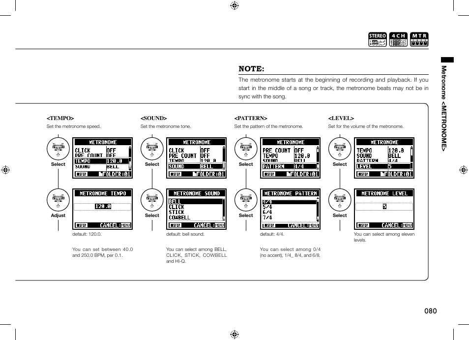 Zoom H4n User Manual | Page 81 / 156