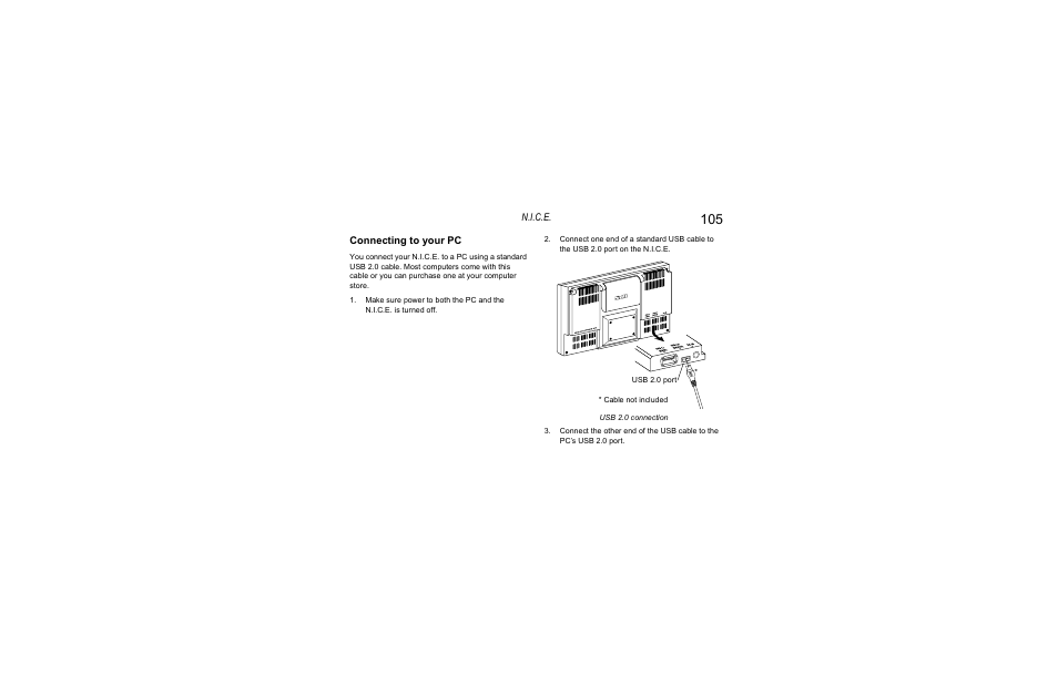Connecting to your pc | Clarion Navigation In-Car Entertainment User Manual | Page 105 / 147
