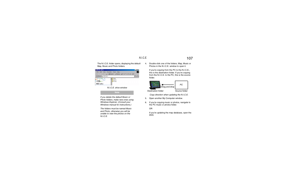 N.i.c.e | Clarion Navigation In-Car Entertainment User Manual | Page 107 / 147
