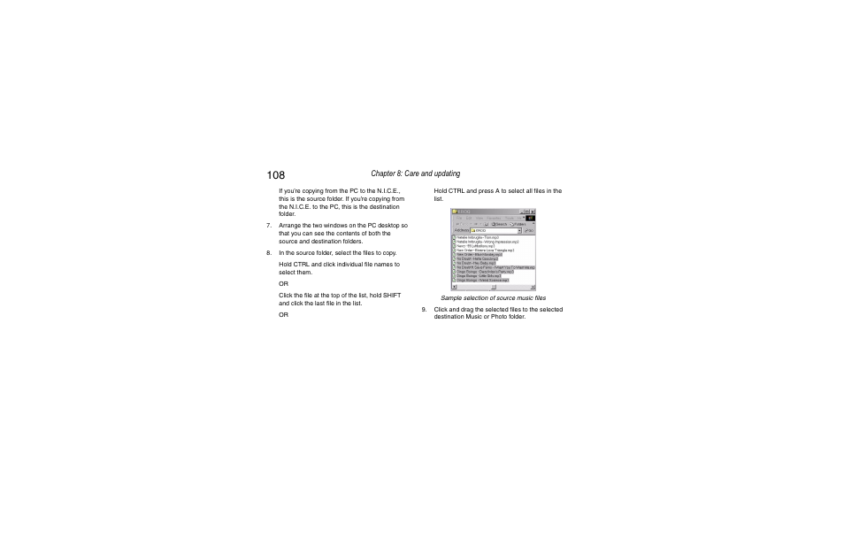 Chapter 8: care and updating | Clarion Navigation In-Car Entertainment User Manual | Page 108 / 147