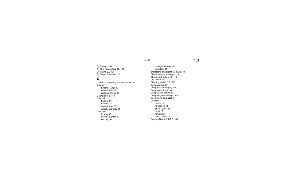 Clarion Navigation In-Car Entertainment User Manual | Page 133 / 147