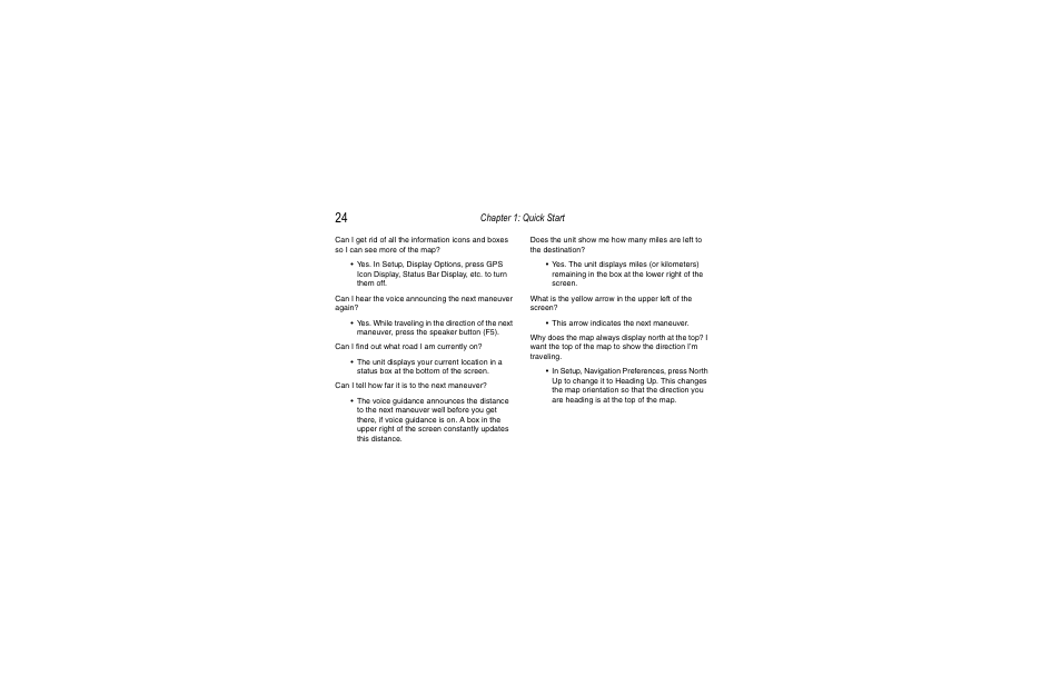 Chapter 1: quick start | Clarion Navigation In-Car Entertainment User Manual | Page 24 / 147