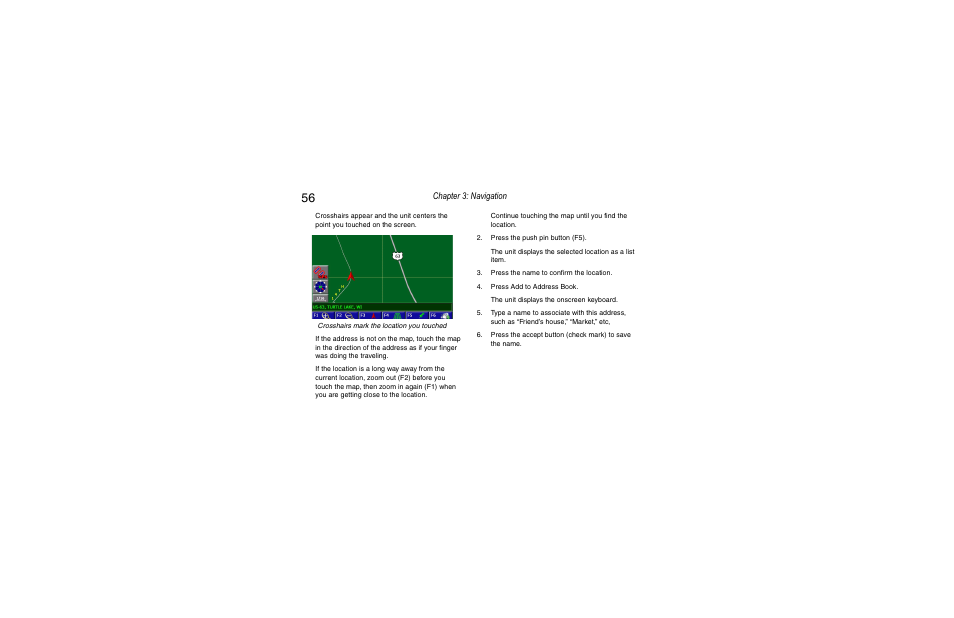 Chapter 3: navigation | Clarion Navigation In-Car Entertainment User Manual | Page 56 / 147