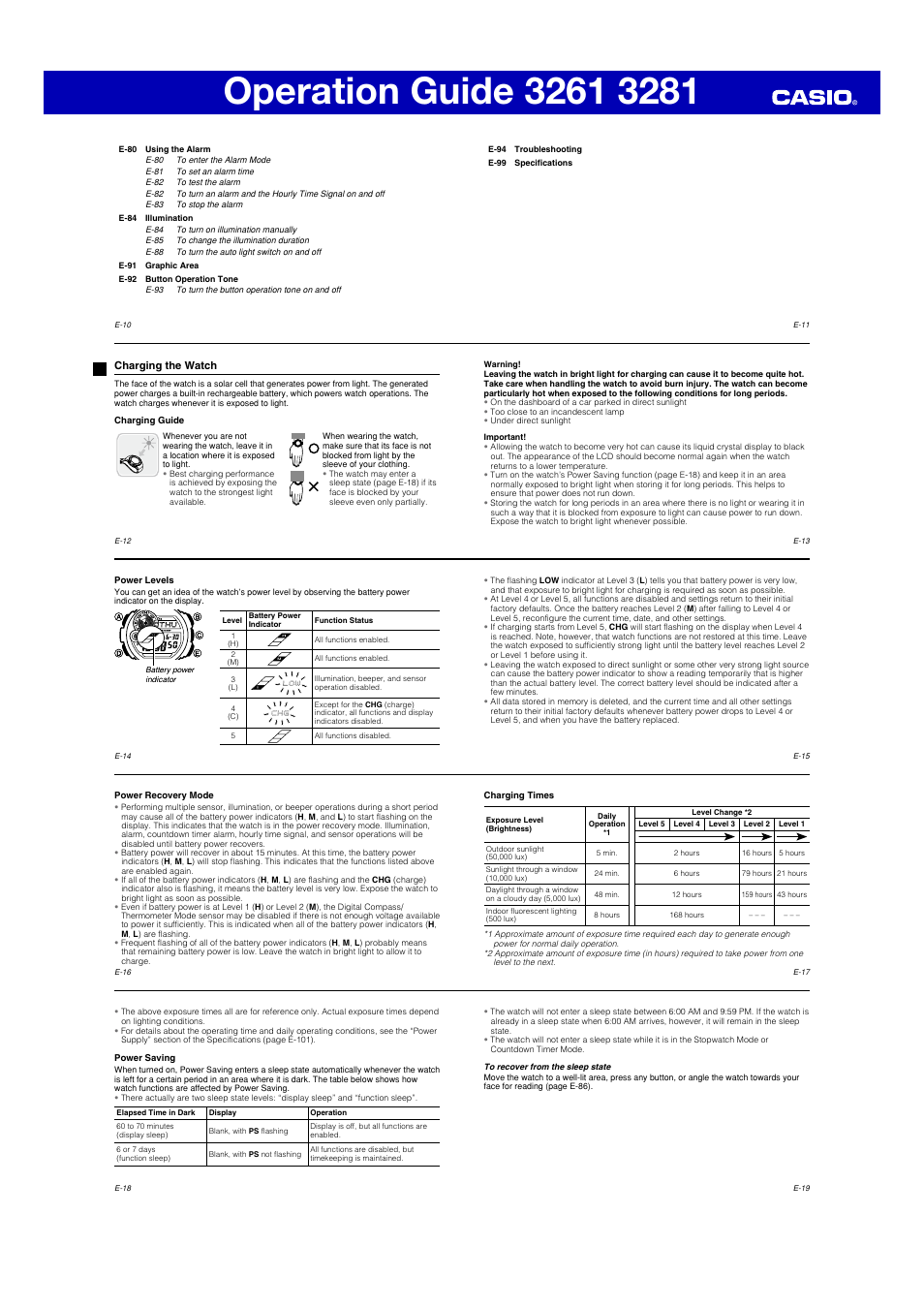 G-Shock G-9300 User Manual | Page 2 / 11