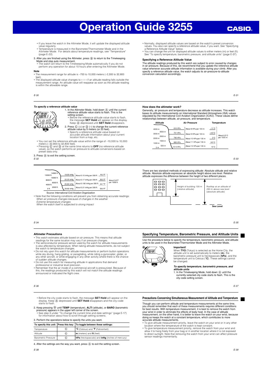 Operation guide 3255 | G-Shock GDF-100 User Manual | Page 4 / 7