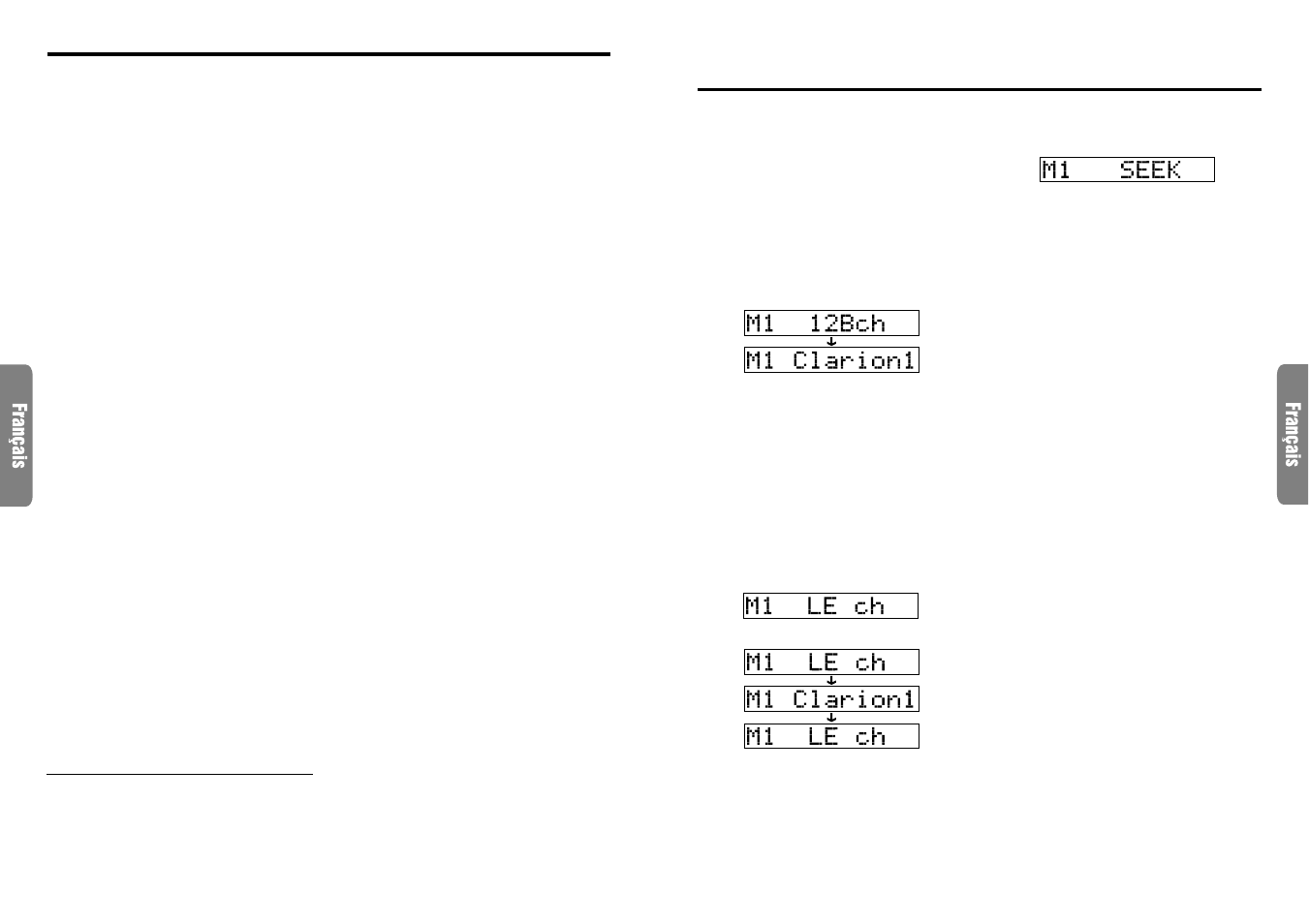 Fonctionnement de la radio numérique / dab, Mode professionnel/ fonctionnement du p.eq | Clarion ] DXZ715 User Manual | Page 32 / 53