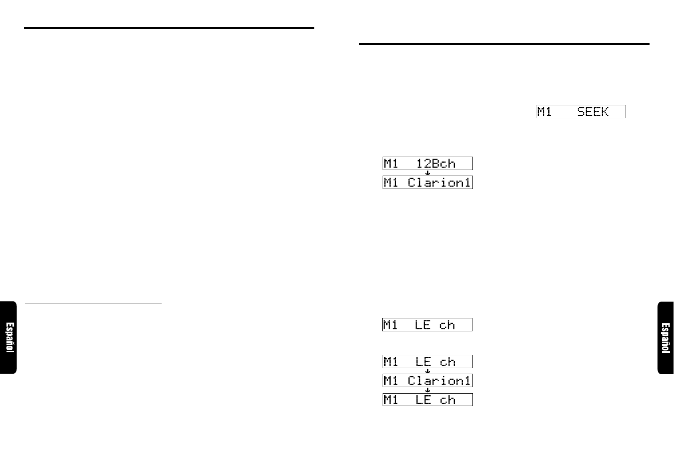 Operaciones digitales de radio/dab, Modo profesional/operaciones del p.eq | Clarion ] DXZ715 User Manual | Page 50 / 53
