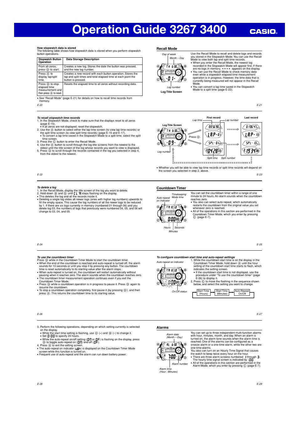 G-Shock GD-110 User Manual | Page 3 / 5