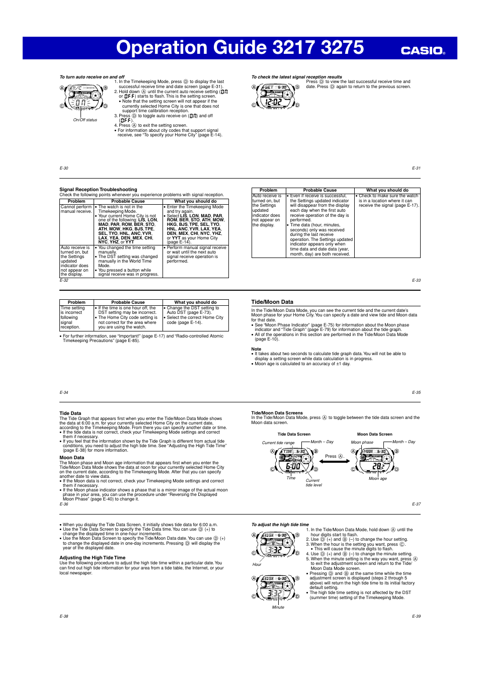 Tide/moon data | G-Shock GW-9110 User Manual | Page 4 / 10