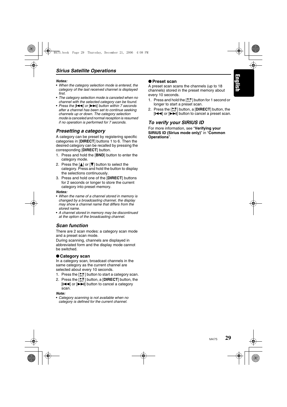 English | Clarion Automobile Accessories User Manual | Page 27 / 36