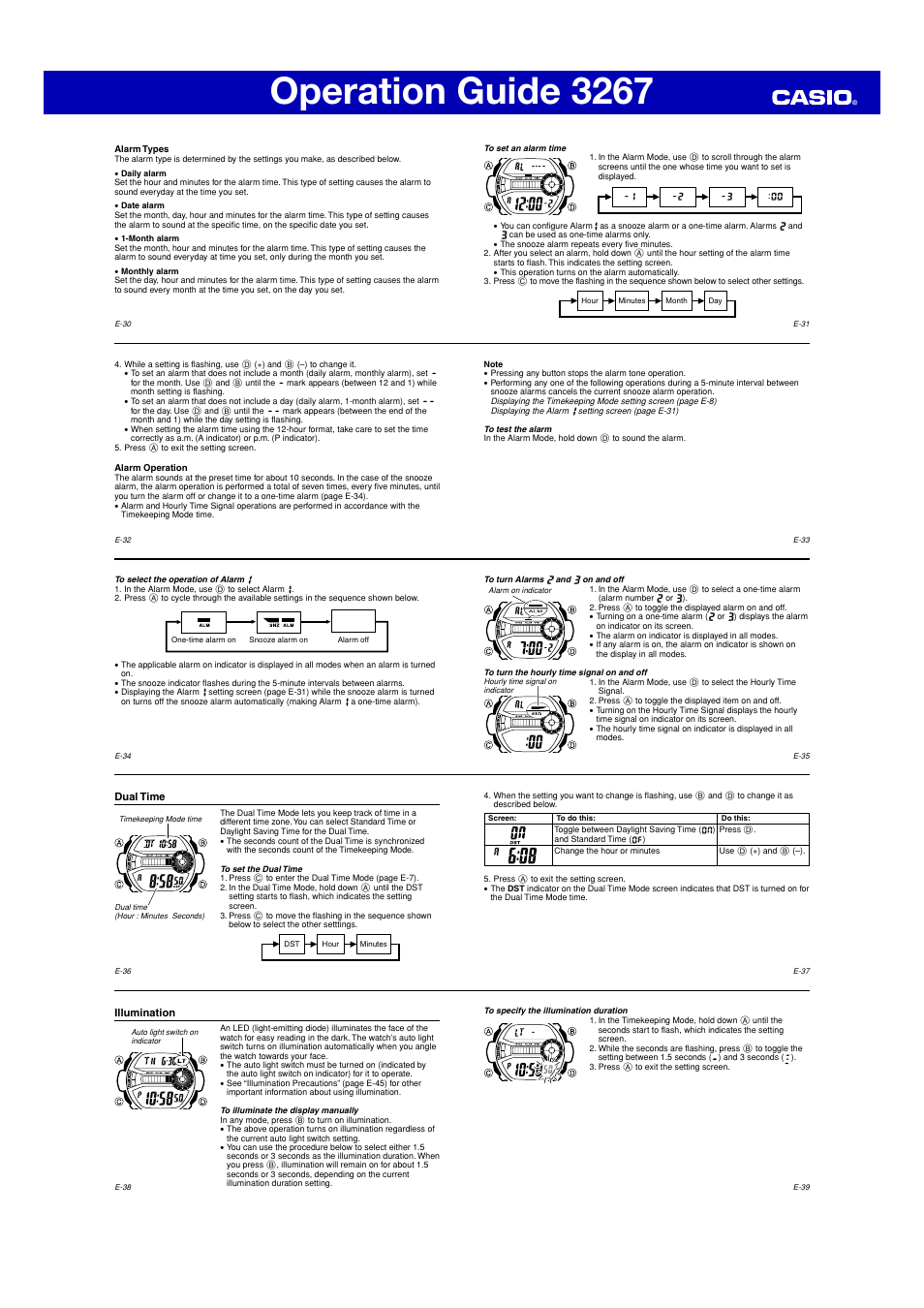 Operation guide 3267 | G-Shock GD-200 User Manual | Page 4 / 5