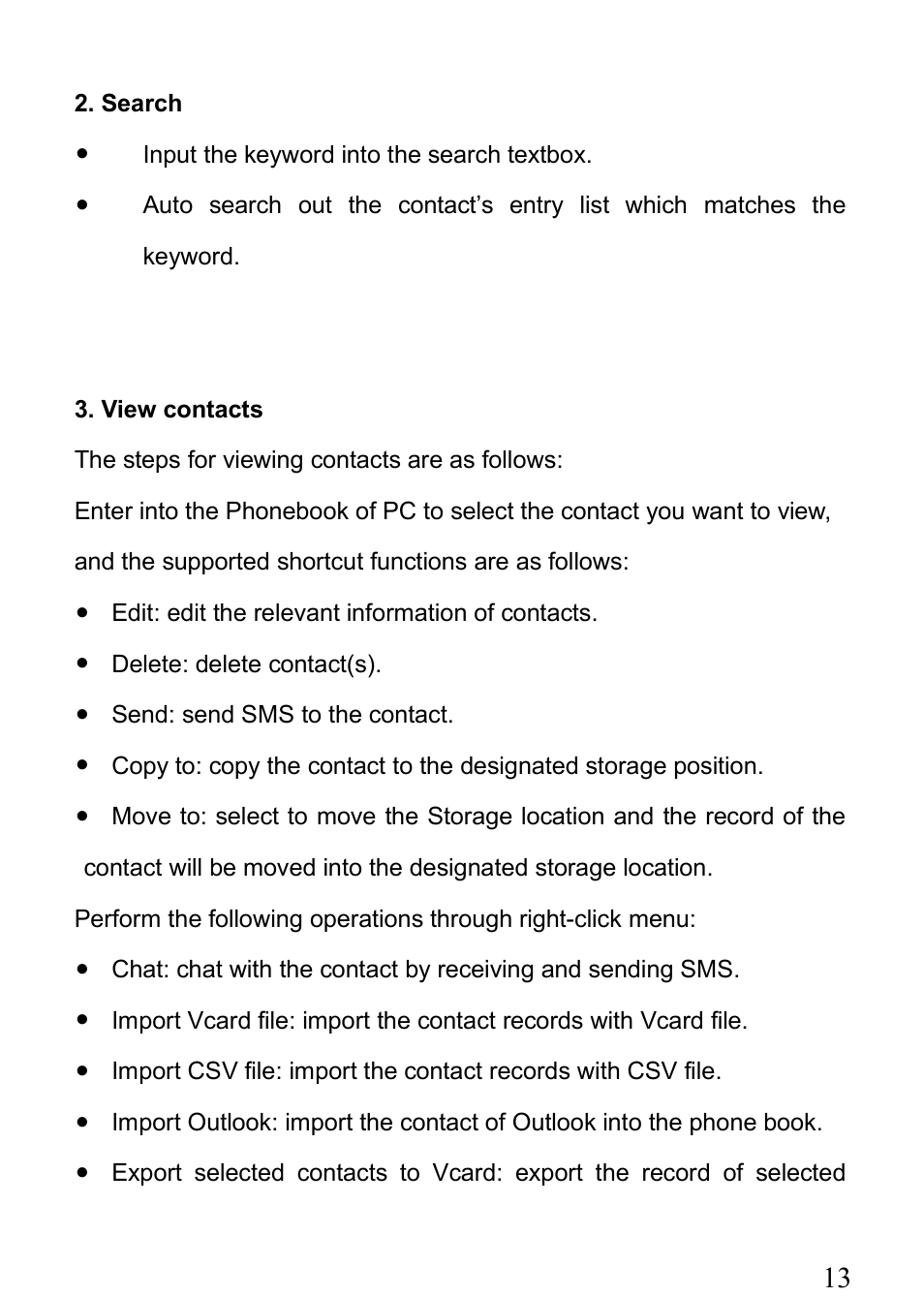 Verykool m1000 User Manual | Page 13 / 23