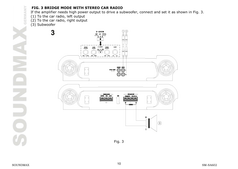 SoundMax SM-SA602 User Manual | Page 10 / 27