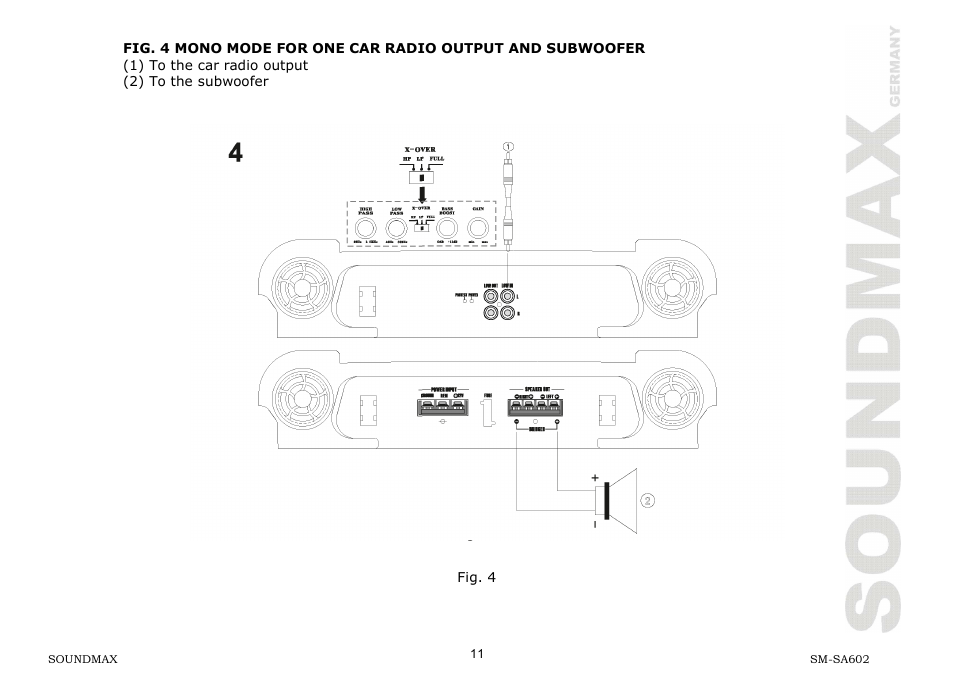 SoundMax SM-SA602 User Manual | Page 11 / 27