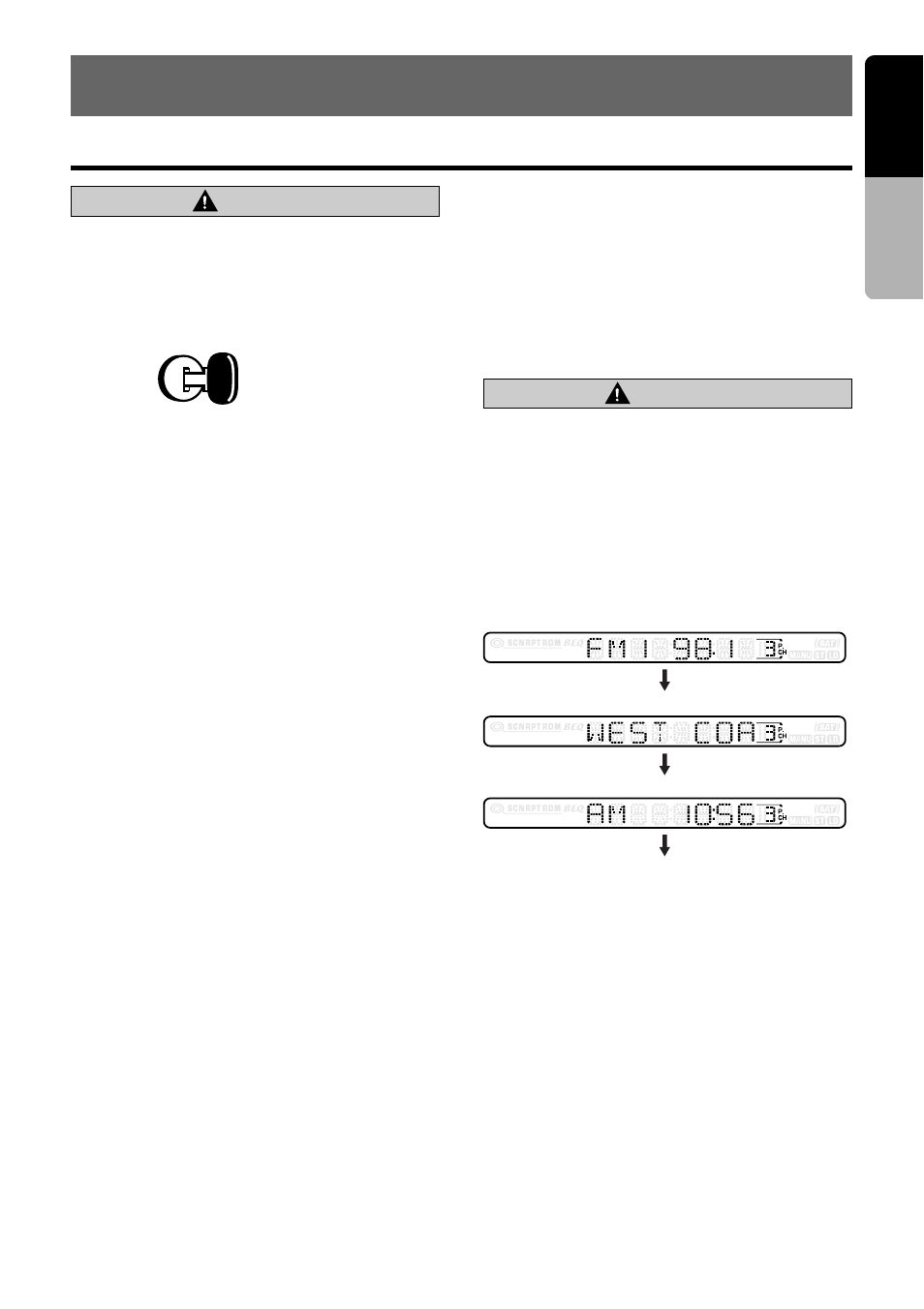 Operations, Basic operations, 21 english | Caution, Turning on and off the power, Selecting a mode, Adjusting the volume, Switching the display | Clarion VRX935VD User Manual | Page 17 / 60