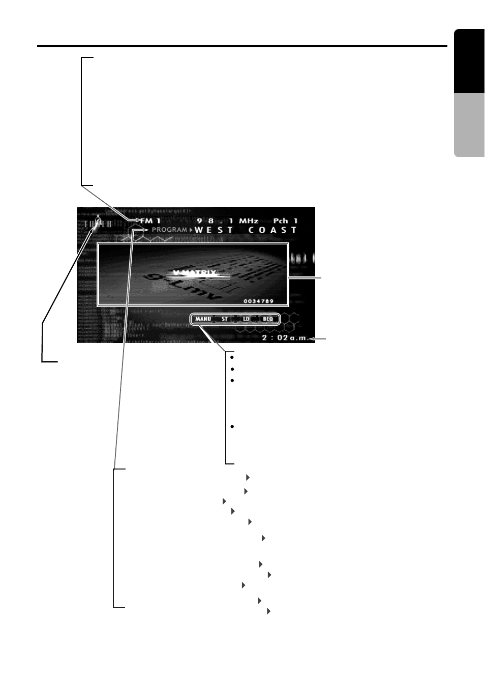 Color lcd display, 9english | Clarion VRX935VD User Manual | Page 5 / 60