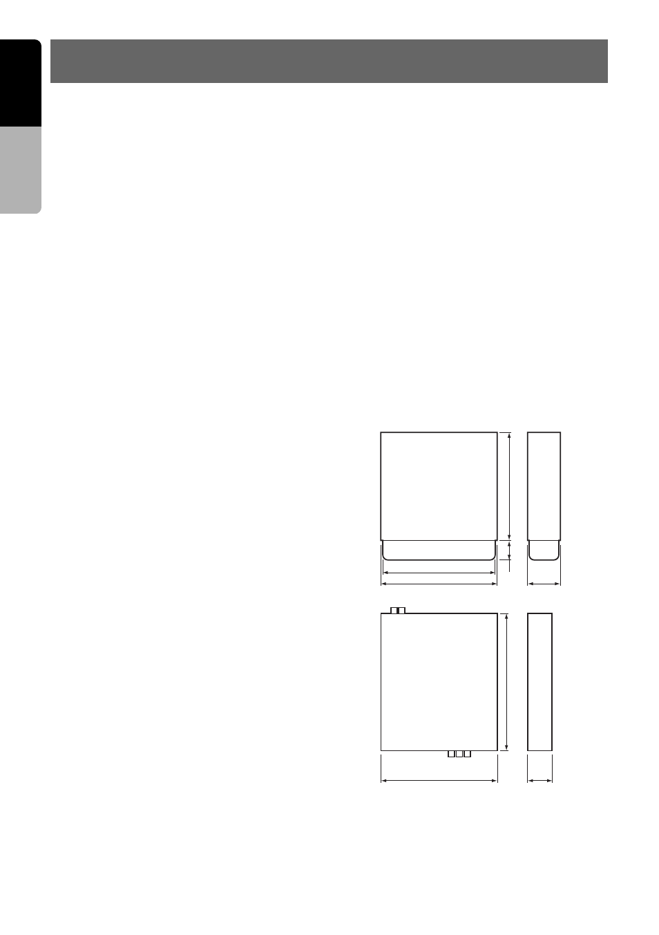 Specifications, English, Fm tuner | Am tuner, Dvd player, Audio amplifier, Input, Video output, Lcd monitor, General | Clarion VRX935VD User Manual | Page 60 / 60