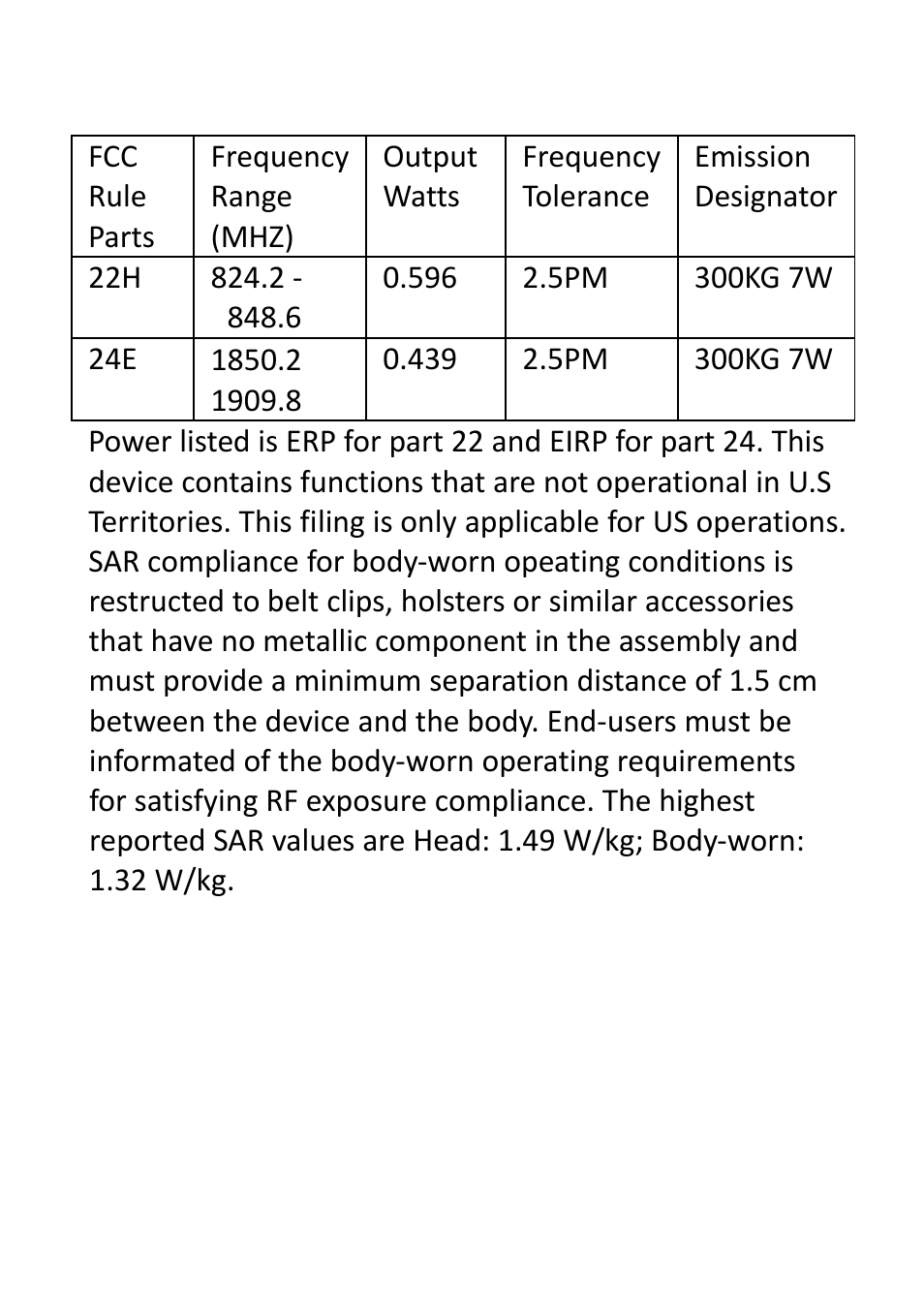 Sar statement | Verykool i117 User Manual | Page 47 / 47