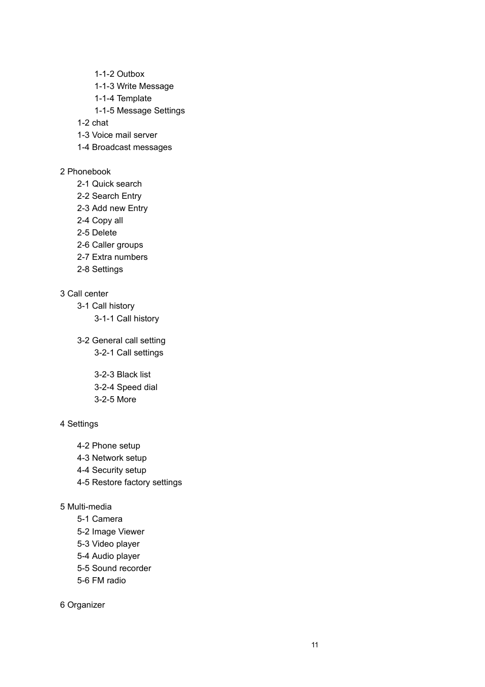 Verykool i122 User Manual | Page 11 / 21