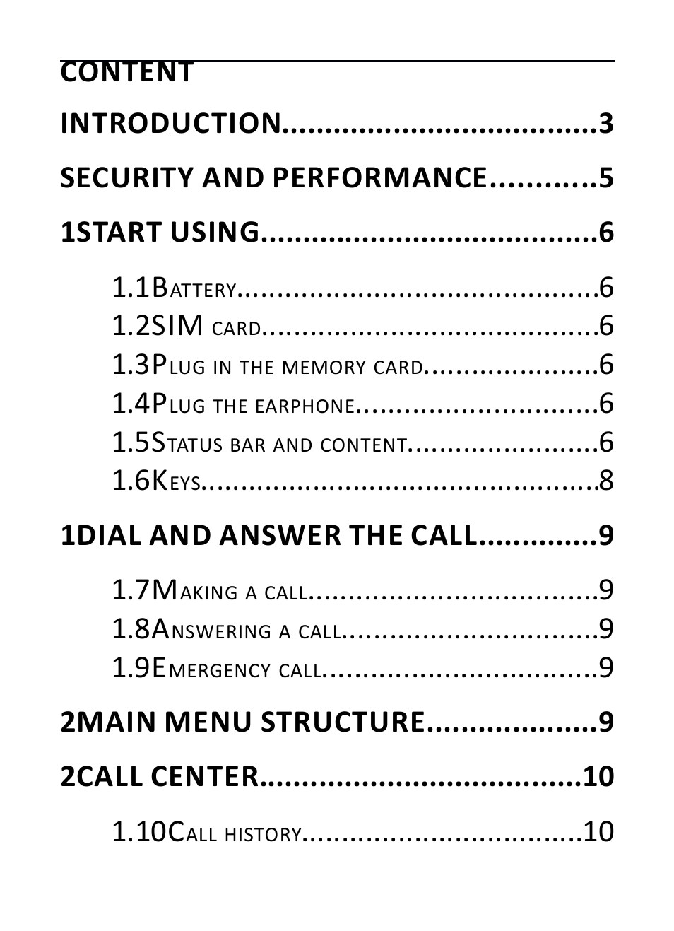 2sim, 1dial and answer the call 1.7m | Verykool i130 User Manual | Page 3 / 21