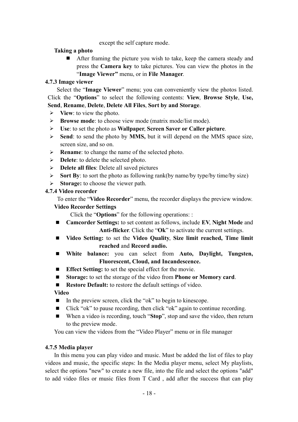 Verykool i277 User Manual | Page 18 / 26